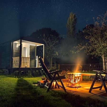 Pipowagen Elsebein Groningen Westerwolde Unieke Ligging Met Eigen Tuin En Vrij Uitzicht Over Veld Naar Natuurgebied Onstwedde ภายนอก รูปภาพ