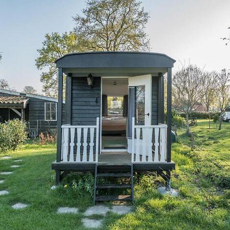 Pipowagen Elsebein Groningen Westerwolde Unieke Ligging Met Eigen Tuin En Vrij Uitzicht Over Veld Naar Natuurgebied Onstwedde ภายนอก รูปภาพ