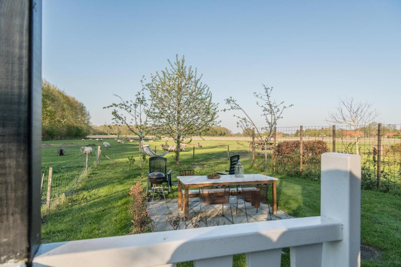 Pipowagen Elsebein Groningen Westerwolde Unieke Ligging Met Eigen Tuin En Vrij Uitzicht Over Veld Naar Natuurgebied Onstwedde ภายนอก รูปภาพ